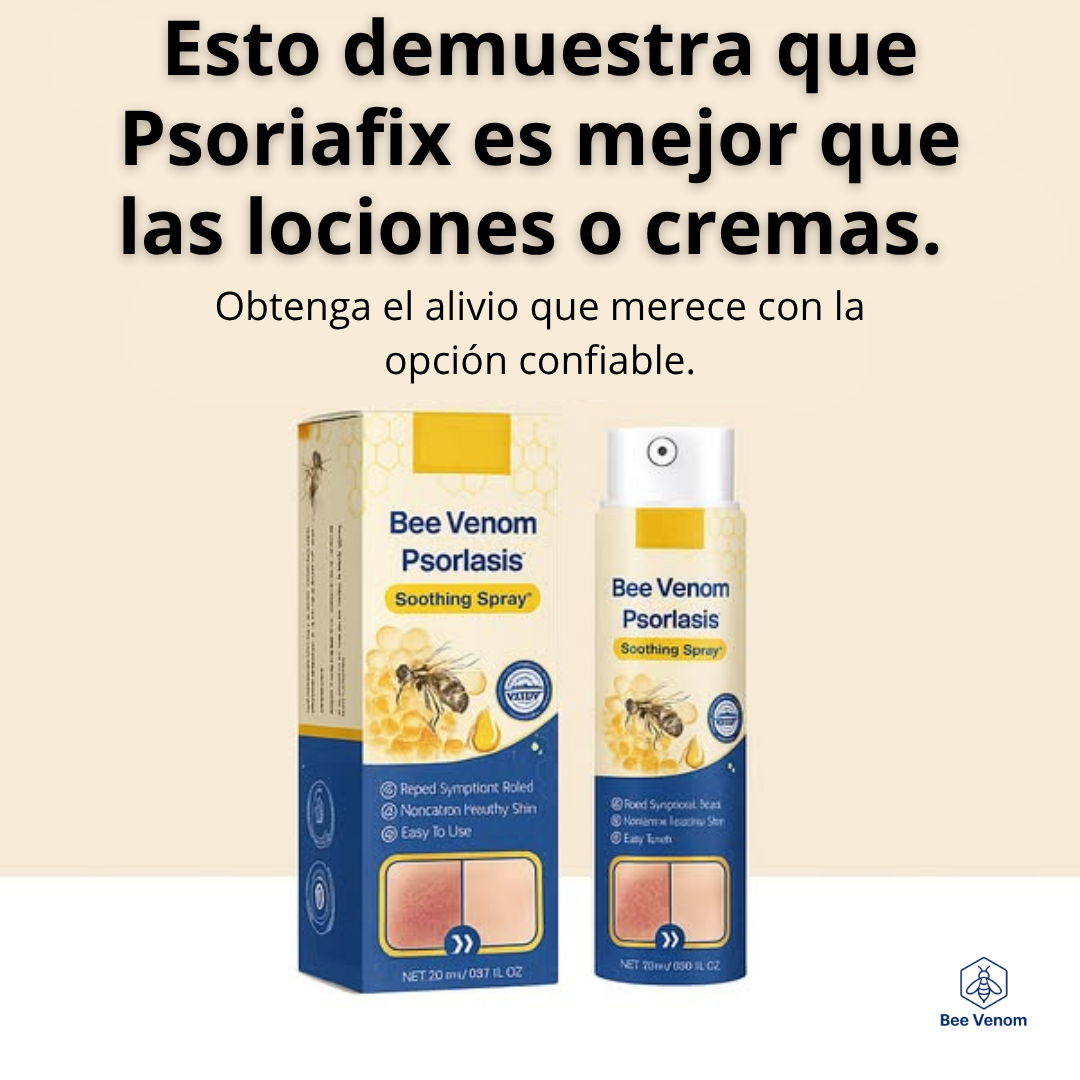 Bee Venom: Spray para piel libre de picazón y enrojecimiento.